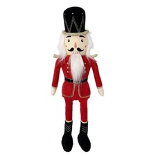 MON AMI Red Nutcracker Shelf Sitter Plush Doll – 19”, Traditional Nutcracker
