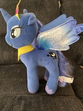 Hasbro MY LITTLE PONY Friendship BLUE PRINCESS LUNA 16  Plush STUFFED ANIMAL