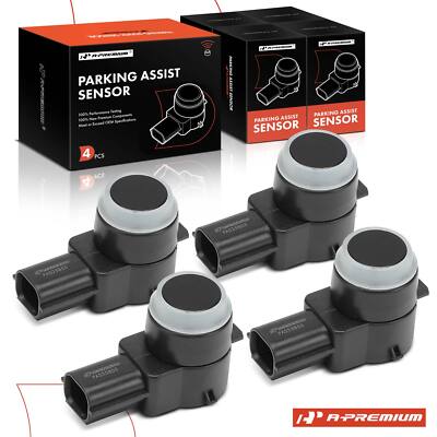 A-Premium 4x Backup Parking Assist Sensor Rear for Chevy Silverado GMC Sierra
