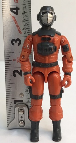 Figura de acción de juguete de colección 1985 GI Joe Barbecue Hasbro barbacoa (B) nueva junta tórica - Imagen 3 de 8