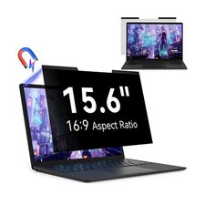 Magnetic 15.6 Inch Laptop Privacy Screen for 16:9 Computer Monitor, Removable...