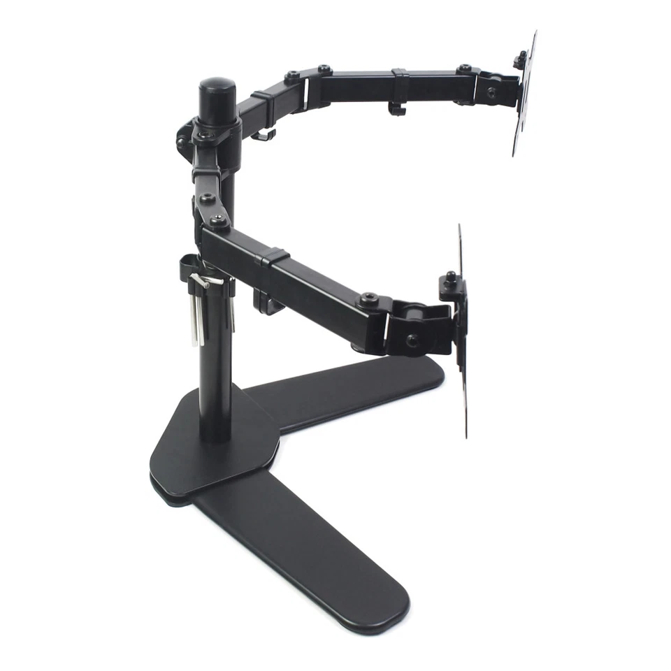 Dual Monitor Desk Mount Stand Heavy Duty Fully Adjustable Screens 27" 34LBS - Image 4 of 4