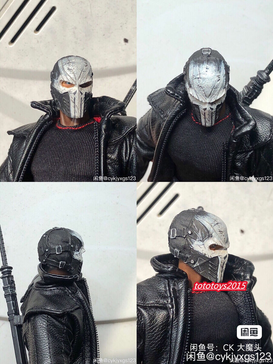 1:6 1:12 1:18 Comics Punishe Man Mask Head Sculpt For Male 1:6 1:12 1:18 Comics Punishe Man Mask Head Sculpt For Male