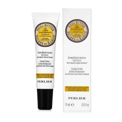 Perlier SHEA BUTTER + LEMON LIP GELLY deep moisture and velvety softness, New