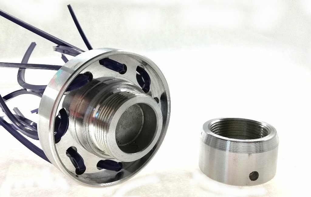 Produktbild von Trade-Shop Unkrautbürste 15cm Stahldraht Mit Adapter-Set – Für Stihl FS, Honda, Makita & Viele Freischneider