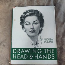 Drawing the Head and Hands by Andrew Loomis HC DJ 1st Edition 2nd Printing 1958