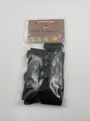 American Camper Heavy Duty H Back Wader Suspenders NOS Model N16