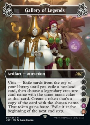 MTG Unfinity Attraction R Gallery of Legends 5-6 #213b