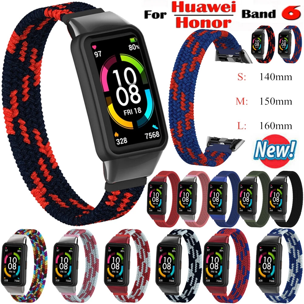 Nylon Solo Loop Armband F r Huawei Honor Band 6 6 Pro Braided