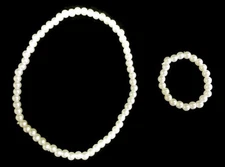 "Pearl" Necklace & Bracelet Set made for 18 inch Dolls - Accessories Clothes