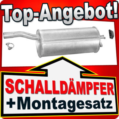 Endschalldämpfer für FIAT DOBLO (119) 1.2 09.2000-2005 Auspuff