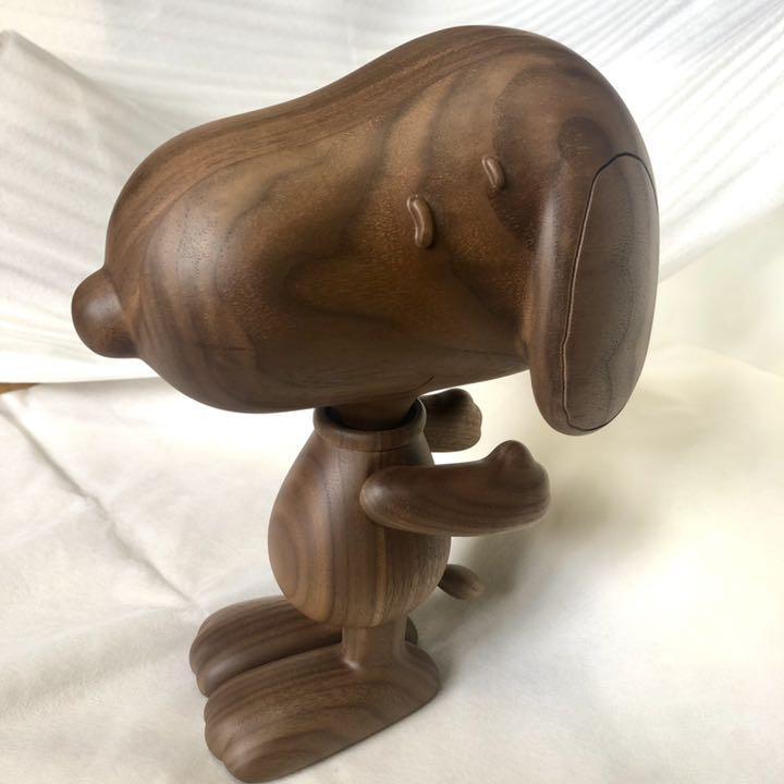 Karimoku Snoopy Collab 70th Anniv Walnut Wooden 100 Limited