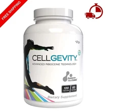 Cellgevity Advanced Riboceine Technology, 120 Vegetable Capsules, Exp - 2026