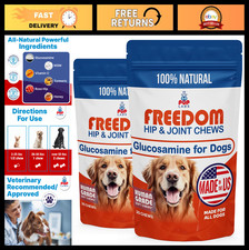 Joint Chews for Dogs - Glucosamine  Super Nutrients, Hip  Joint Pain Relief, 2