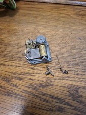 Cuendet Vintage Swiss Musical Instrument Music Box, All Parts, Working