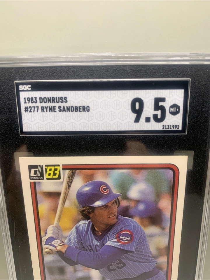 Donruss 1983 - Ryne Sandberg #277 Cubs novato MT+ ¡Centrado muerto calificado 9,5!! Foto 2 de 4
