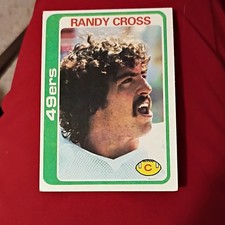 Topps 1977 Randy Cross San Francisco 49ers Rookie #231 NFL Football Card. rookie card picture