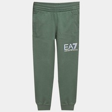 Emporio Armani Kids Green EA7 Print Cotton Joggers 7 Yrs