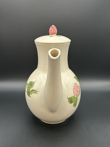 Vintage Franciscan Desert Rose 9" Coffee Pot & Lid Made in England - Picture 3 of 10