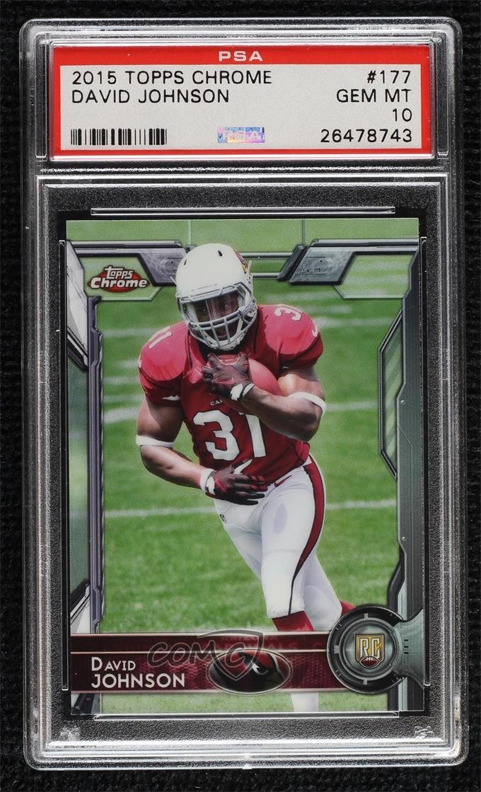 David Johnson Topps Chrome #177 Base