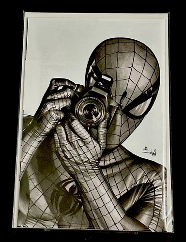 Spider-Man #1 MICO SUAYAN C2E2 VIRGIN Black And The White