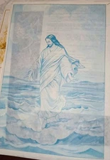 * TRI CHEM 7275 JESUS WALKING ON WATER  Picture to paint TRICHEM 12x18"