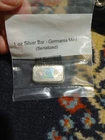 1 Oz Germania Mint 999.9 Fine Silver Cast Bar Sealed with Hologram Serial Number