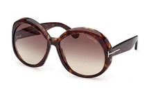 NEW TOM FORD FT1010 52B HAVANA/BROWN GRADIENT AUTHENTIC SUNGLASSES 62-16-135
