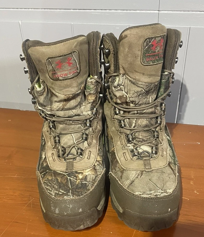 Under Armour Brow Tine Womens sz 6.5 Hunting Boots 800 Gram Gore-Tex Camouflage - Image 2 of 4