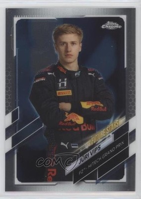 2021 Topps Chrome Formula 1 F2 Racers Future Stars Juri Vips Jüri Vips #69 0sf1