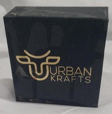 URBAN KRAFTS Engagement Ring Box for Proposal Slim Pocket Size Walnut Wooden