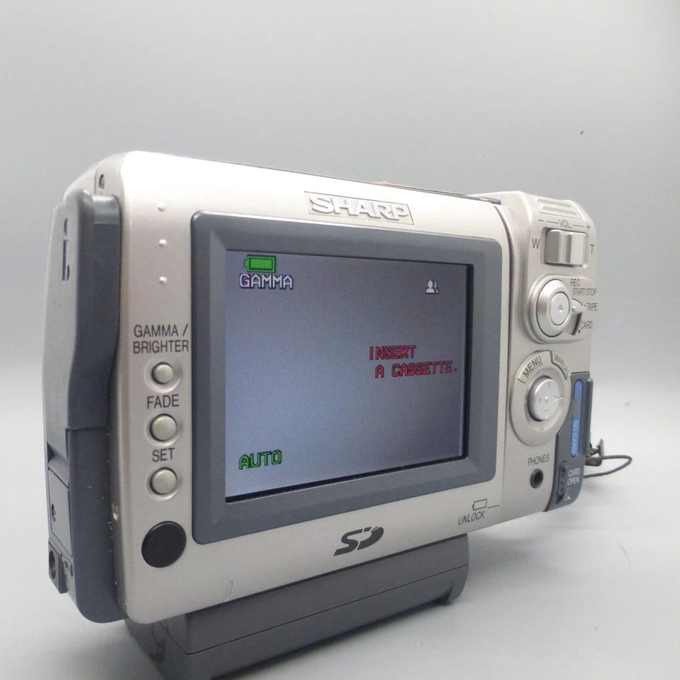 Sharp VL-NZ80H Handheld MiniDV Camcorder Silver Tested - Image 3 of 4