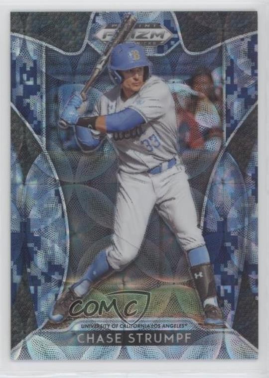 2019 Panini Prizm Draft Picks Camo Prizm 21/25 Chase Strumpf #49 0q3