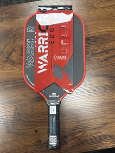 Diadem Warrior Edge Pickleball Paddle Red 8.0oz 16.4inch 4 1/8 Grip Size