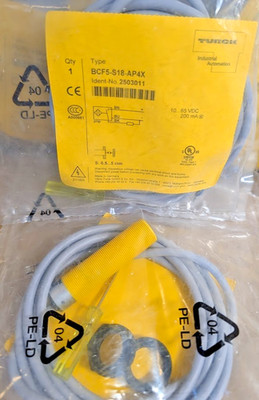 Turck BCF5-S18-AP4X Capacitive Proximity Sensor, 2503011, M18, 5mm Range (New)