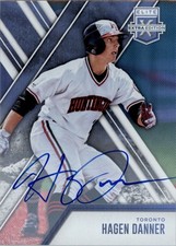 2017 Elite Extra Edition Autographs #61 Hagen Danner Auto - BB