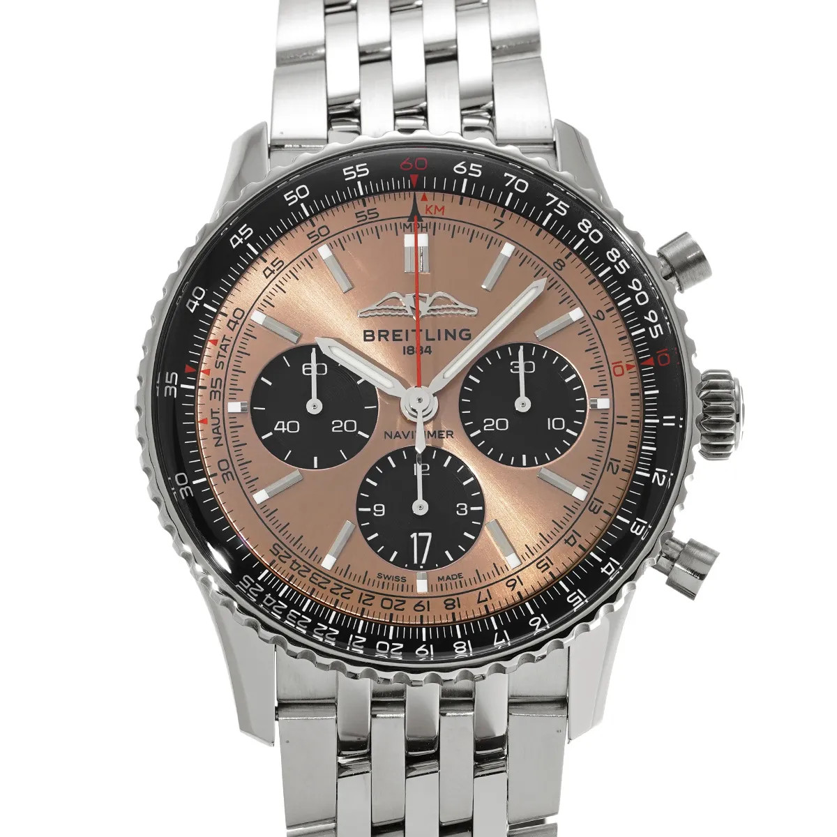Breitling Navitimer AB0138241K1A1 AB0138) Pink Black