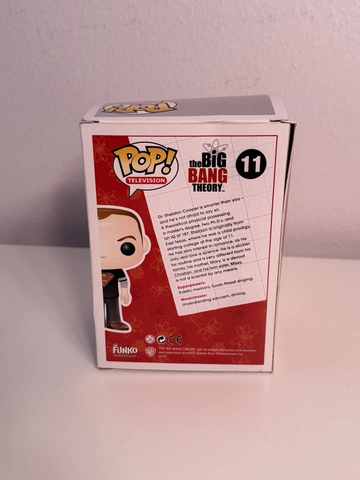 Funko Pop Sheldon Cooper w/ Superman Shirt SDCC 2012 Exclusive #11 LE 1000 - Image 3 of 4