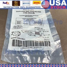 Allen Bradley. 1786-BNC ControlNet BNC Plug RG-6QS 5D-25 1786-BNC/B US Free Tax