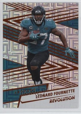 2025 Panini Revolution Orange Levels 68/299 Leonard Fournette #21 1q03