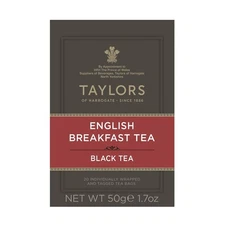 Taylors of Harrogate English Breakfast, Black Tea, 20 Count (Pack 1) 