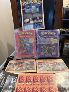 Huge Rare Heroquest Expansions Lot/Complete Expansions/Tons Of Rare Extras ⚔️