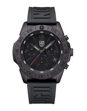 Luminox Pacific Diver 44mm Chronograph All Black Rubber Mens Watch XS.3141.BO