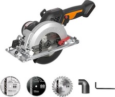 Image of WORX Nitro 18V(20V MAX) 120mm Cordless Circular Saw, Brushless, PowerShare, 0-46