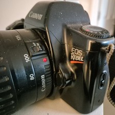 Used Canon Eos rebel camera With 80-200mm Lenses Zoom Wide