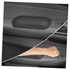 2PCS Car Door Armrest Pads,Soft Leather Memory Foam Car Knee Pads for Black