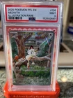 Meowth 106/094 Illustration Rare Pfl En-phantasmal Flames Pokemon PSA 9
