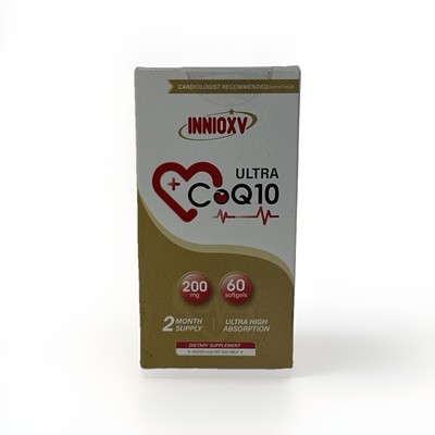 CoQ10 200mg Softgels Vitamin E Heart Health Antioxidant Supplement 01/06/27