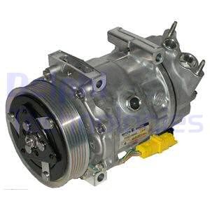 COMPRESSOR, AIR CONDITIONING FOR CITROËN PEUGEOT DELPHI TSP0155474 - Picture 2 of 7
