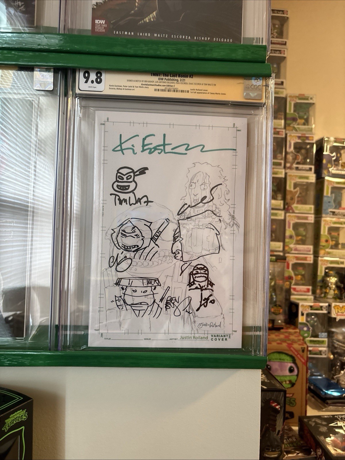 The Last Ronin #2 Justin Roiland Cover CGC9.8 only1 with that many remarks sigs